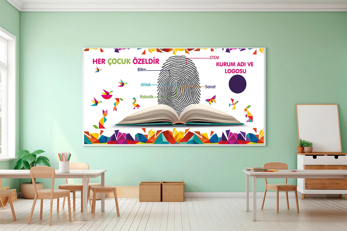 Okul dekorasyon posteri 