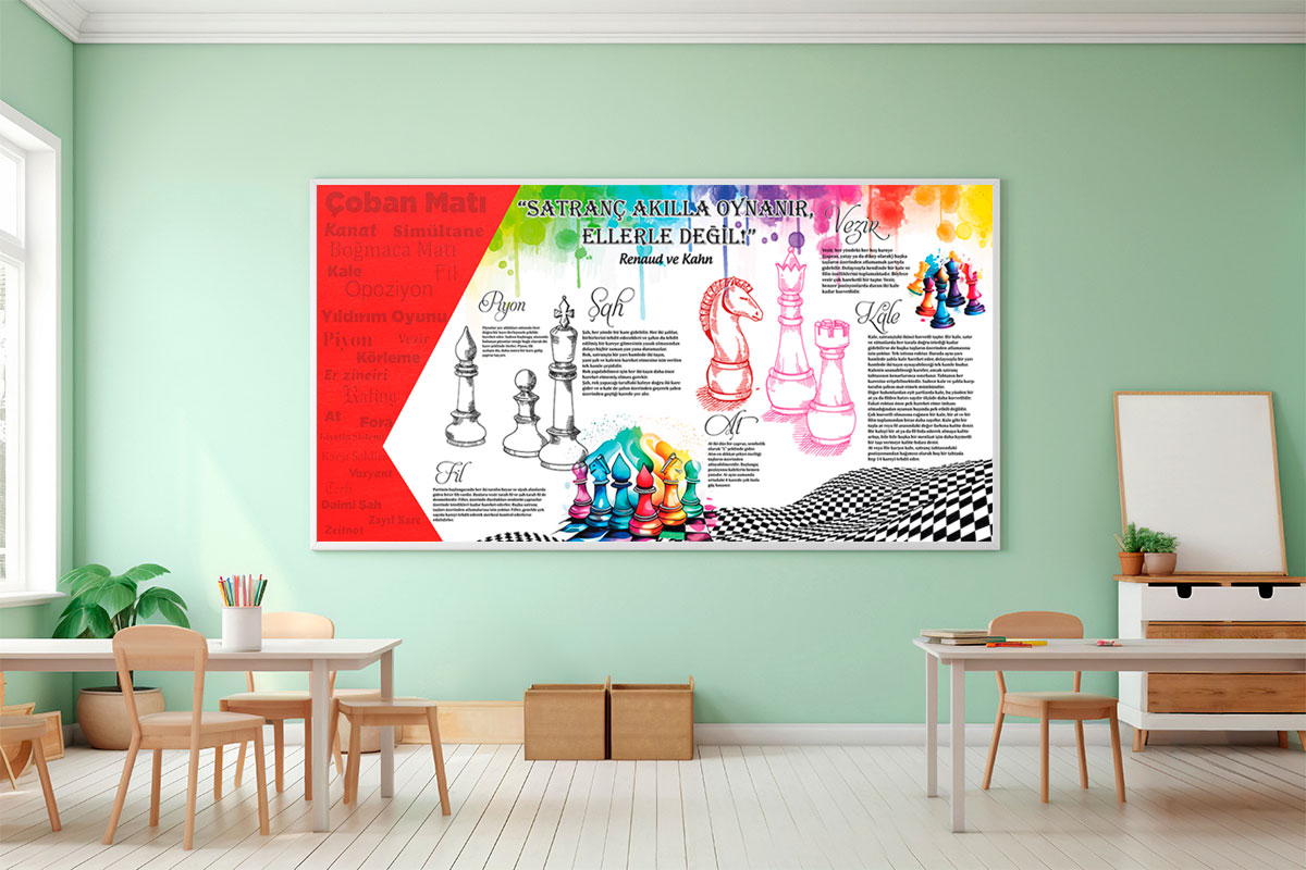 Satranç sınıfı posteri