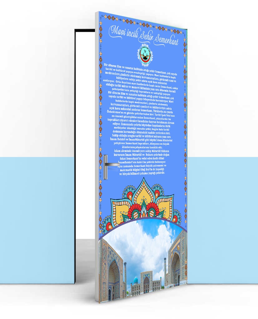 Semerkant kapı giydirme