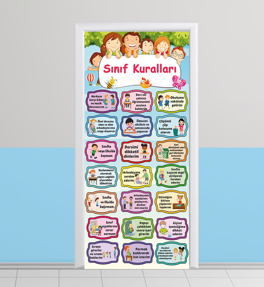 Sınıf kuralları kapı giydirme