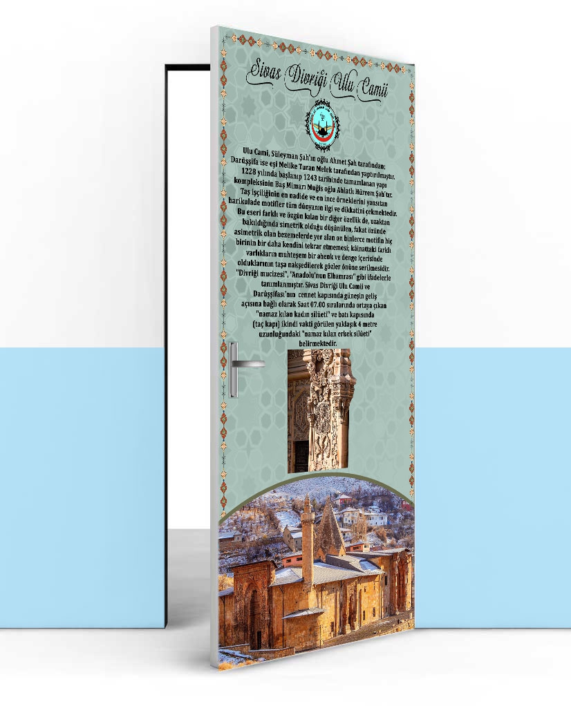 Divriği Ulu camii kapı giydirme