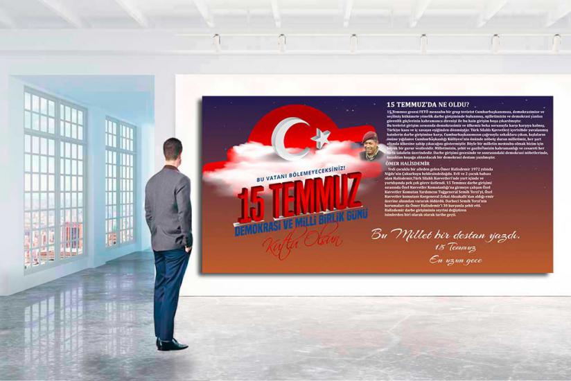 15 Temmuz köşesi, 15 temmuz köşesi demokrasi köşesi, 15 temmuz duvar giydirme,  15 temmuz posteri,  15 temmuz afişi,  15 temmuz okulu