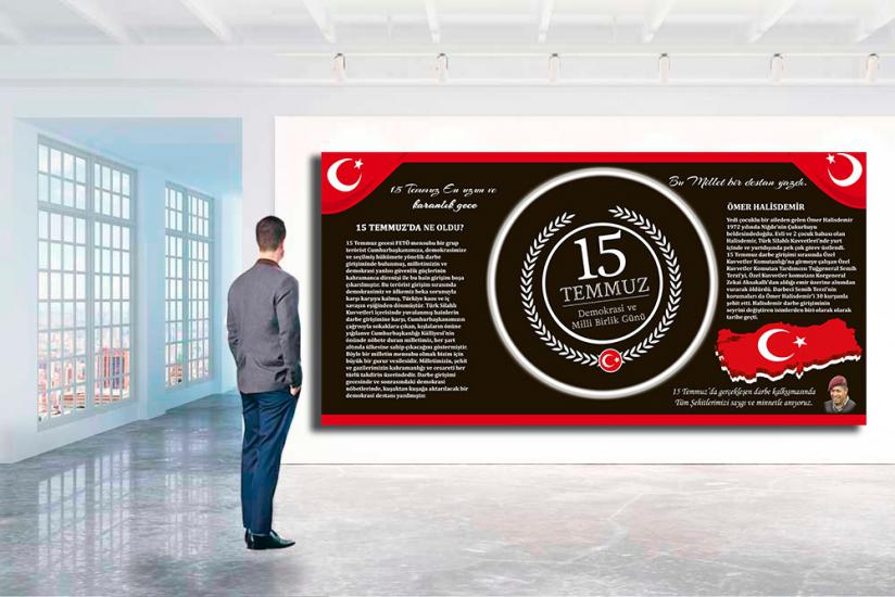 15 Temmuz köşesi, 15 temmuz köşesi demokrasi köşesi, 15 temmuz duvar giydirme,  15 temmuz posteri,  15 temmuz afişi,  15 temmuz okulu