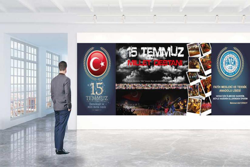 15 Temmuz köşesi, 15 temmuz köşesi demokrasi köşesi, 15 temmuz duvar giydirme,  15 temmuz posteri,  15 temmuz afişi,  15 temmuz okulu