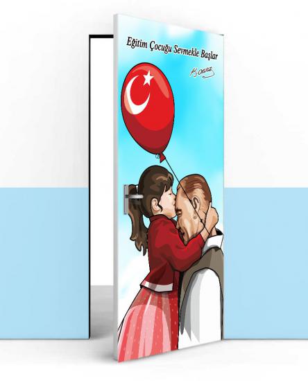 Atatürk kapı giydirme
