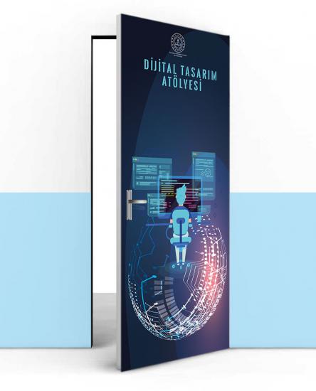 Digital tasarım atolyesi kapı giydirme