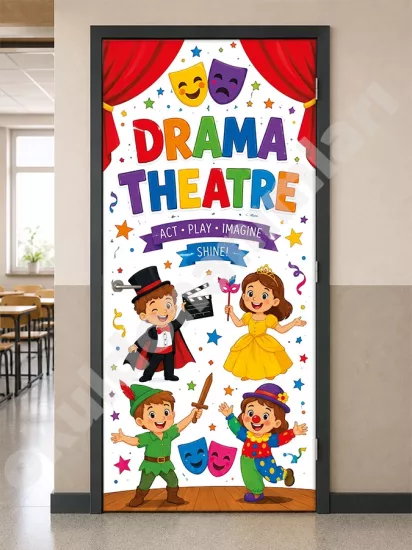 Drama ve Tiyatro Sınıfı Kapı Posteri