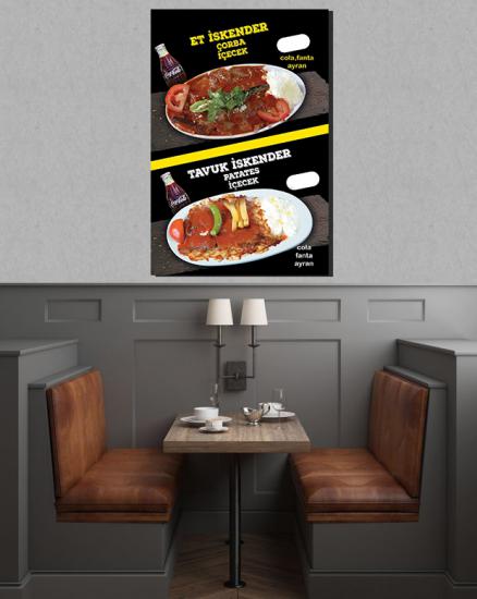 fastfood posteri, döner posteri, kokoreç posteri, cafe duvar giydirme, dönerci iç mekan çalışmaları, cafe menü posteri, cafe menüsü, dönerci menüsü, dönerci posteri