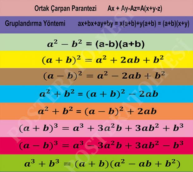 Matematik merdiven yazıları