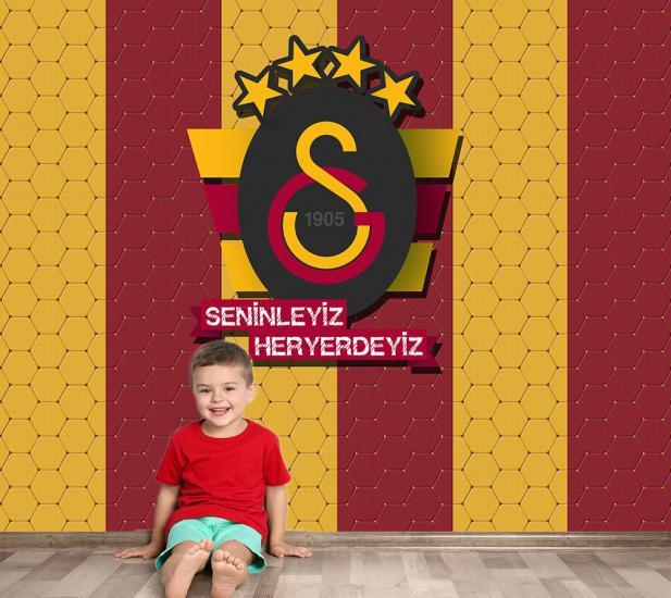 Galatasaray duvar kağıdı modelleri web sitemizde Galatasaray genç odası hızlı kargo uygun fiyat