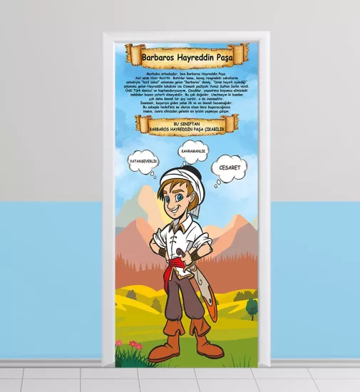 Barbaros Hayrettin Paşa Kapı Giydirme