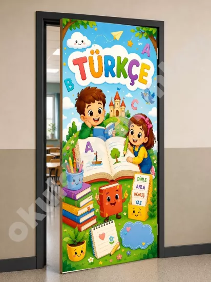  İlkokul Türkçe Ders Posteri