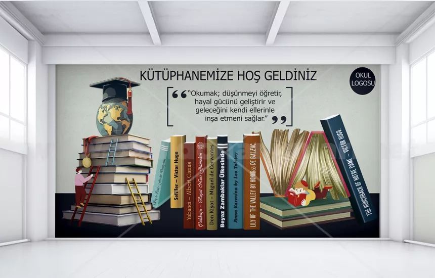 Kütüphane afişleri