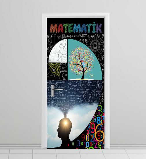 Matematik sokağı, Matematik sokağı posterleri, Matematik koridoru, Matematik kapı giydirme, Matematik laboratuvar kapı giydirme, Matematik kiriş yazıları
