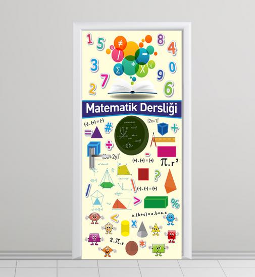 Matematik sokağı, Matematik sokağı posterleri, Matematik koridoru, Matematik kapı giydirme, Matematik laboratuvar kapı giydirme, Matematik kiriş yazıları