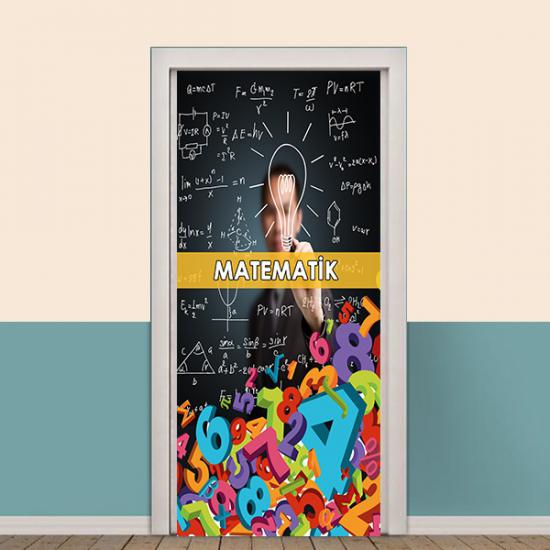 Matematik sokağı, Matematik sokağı posterleri, Matematik koridoru, Matematik kapı giydirme, Matematik laboratuvar kapı giydirme, Matematik kiriş yazıları