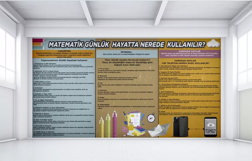 Matematik sokağı posteri