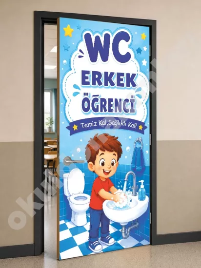 Erkek WC Kapı Posteri