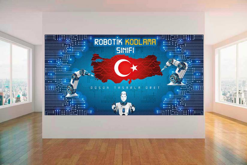 robotik kodlama, robotik koldama sınıfı, stem sınıfı, robotik kodlama duvar giydirme, robotik kodlama kapı giydirme, stem duvar giydirme, teknoloji sınıfı, teknoloji kapı giydirme, kodlama posteri, ko