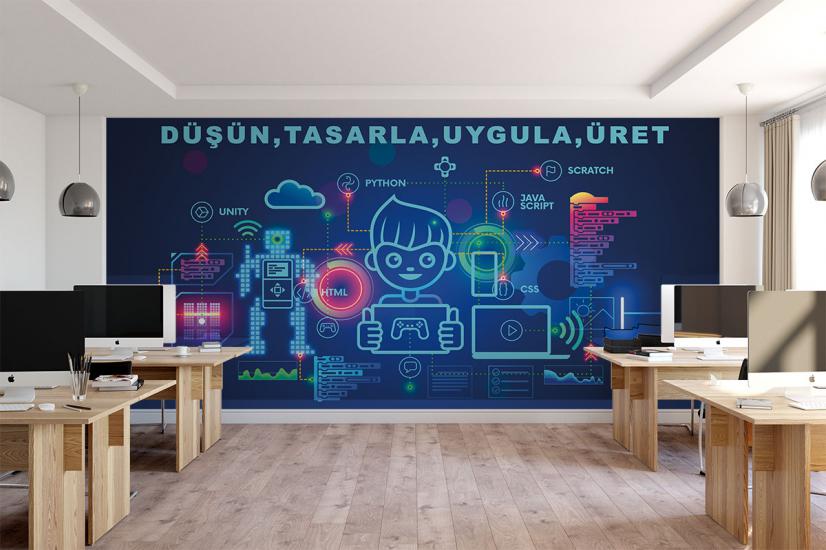 Robotik kodlama posteri