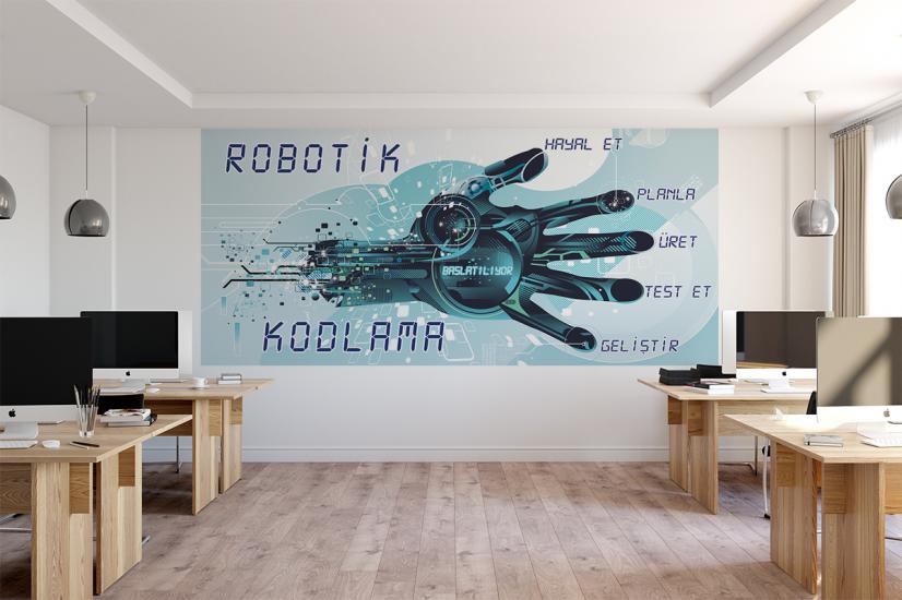 Robotik kodlama posteri