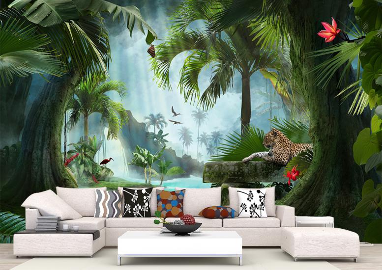 Tropical orman duvar kağıdı modelleri