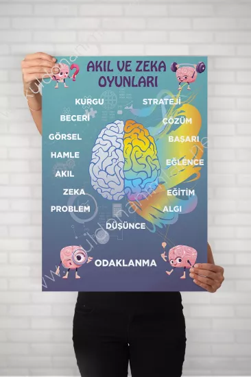 Zeka geliştirici okul posterleri