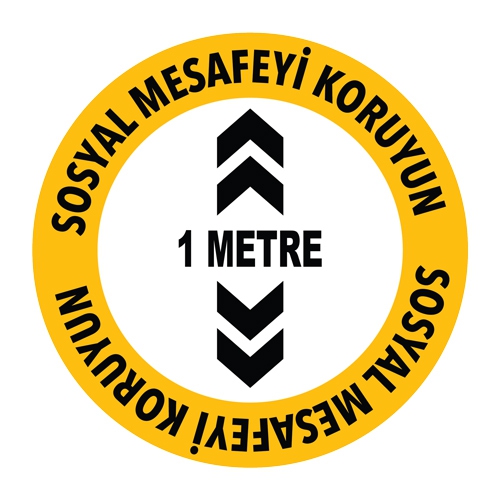 Sosyal mesafe etiketi
