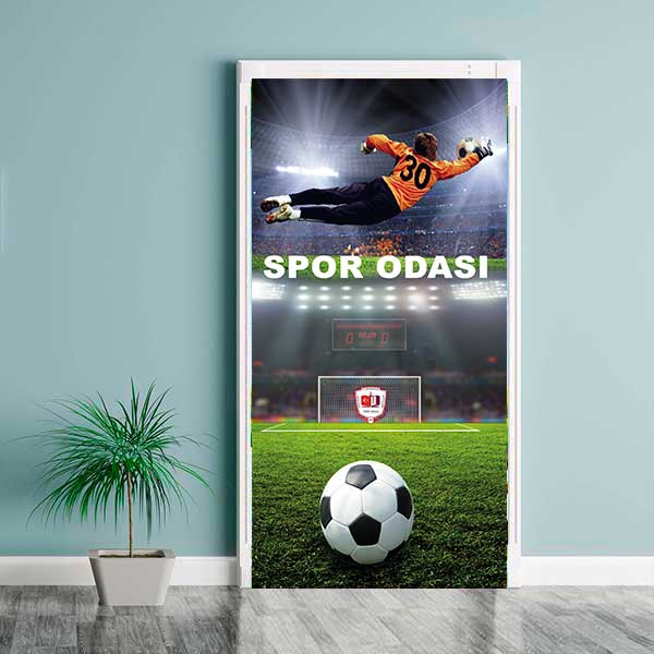 Spor Odası Kapı giydirme