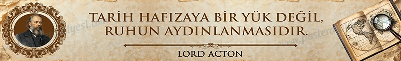 LORD ACTON kiriş yazısı