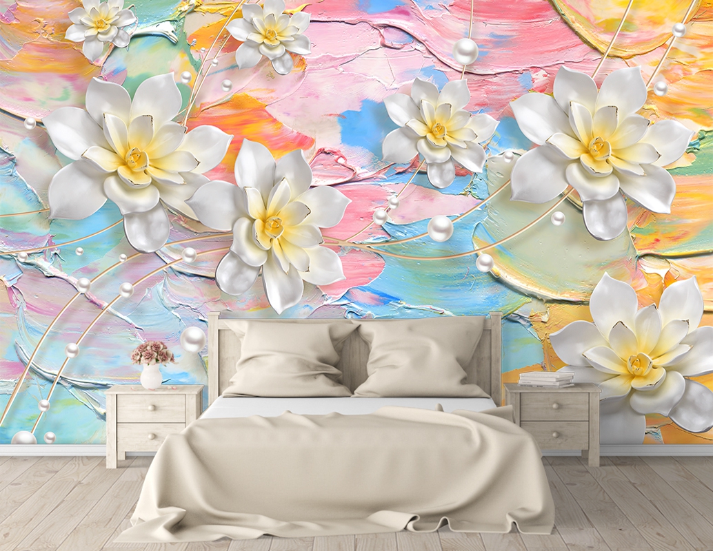 Yağlı boya duvar kağıdı