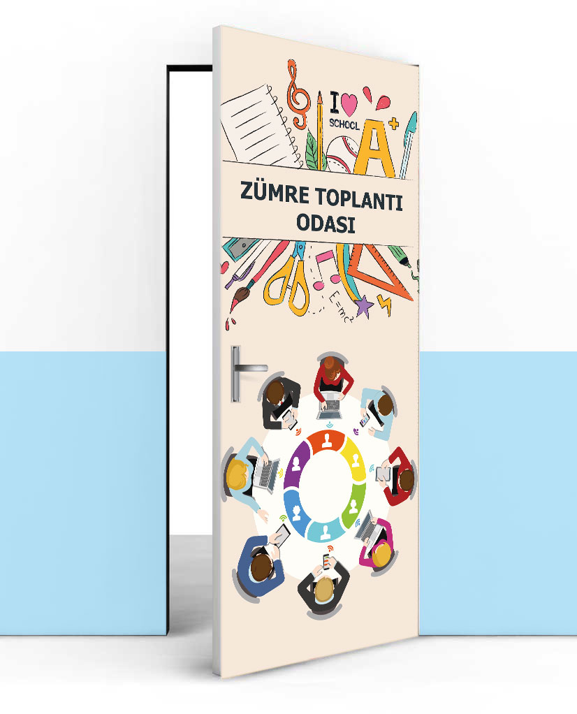 Zümre odası kapı giydirme