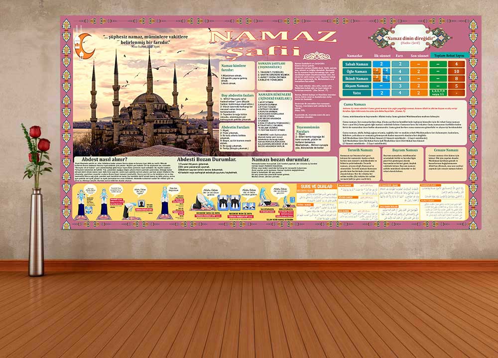 Bayan Namaz posteri (ŞAFİİ)